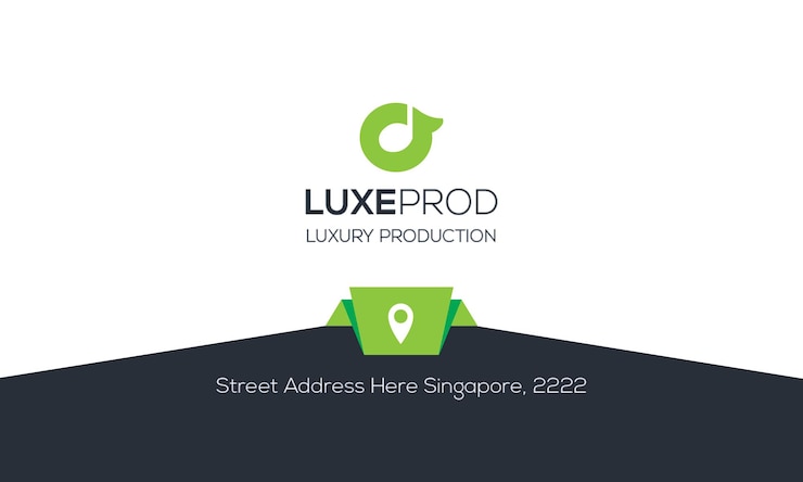 PSD design de cartão de visita luxeprod