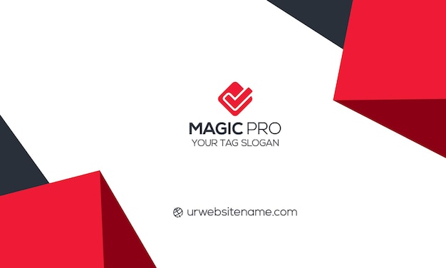 Design de cartão de visita Magic Pro