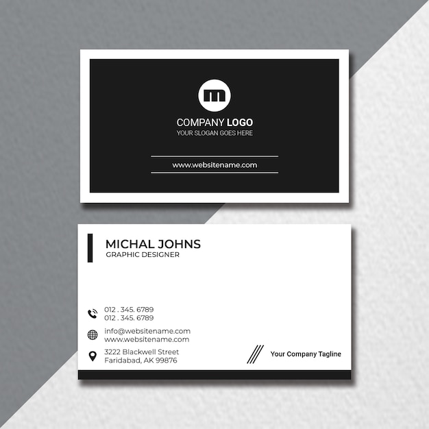 Design de cartão de visita