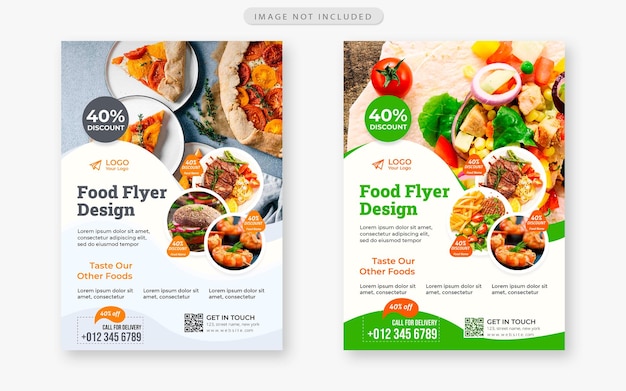 Design de Folheto de Fast Food
