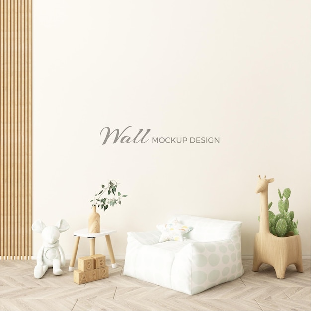 Design de interiores com decoração de sofá