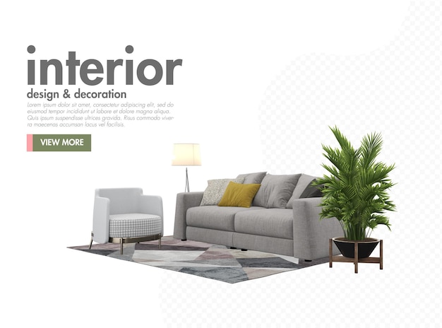 Design de interiores e decoração