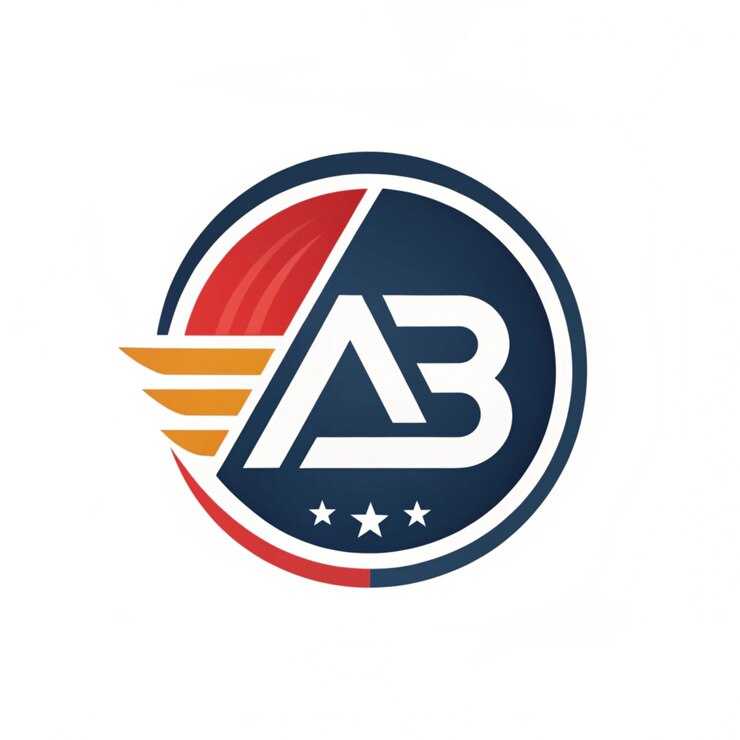 PSD design de logotipo de letra ab letra ab luxuosa letra modelo de logotipo elementos monograma pessoal