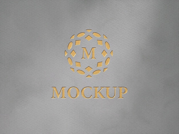 Design de logotipo dourado luxuoso