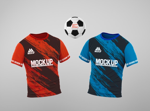 Design de maquete de bola de futebol