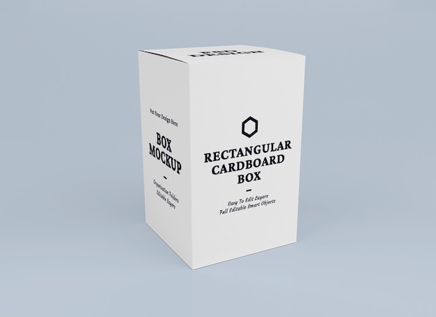 Design de maquete de caixa no conceito de embalagem