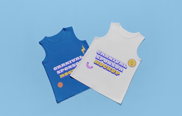 PSD design de maquete de camiseta minimalista