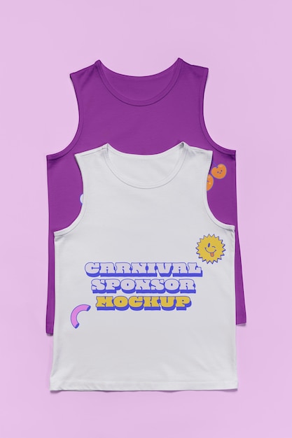 Design de maquete de camiseta minimalista