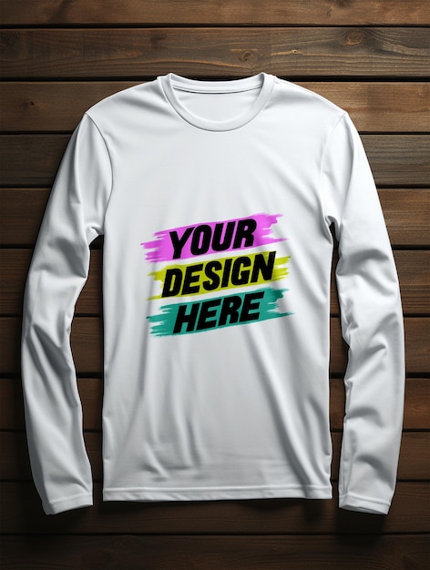 PSD design de maquete de camiseta psd