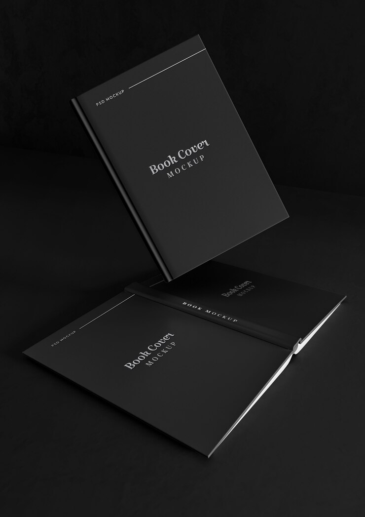 PSD design de maquete de capa de livro