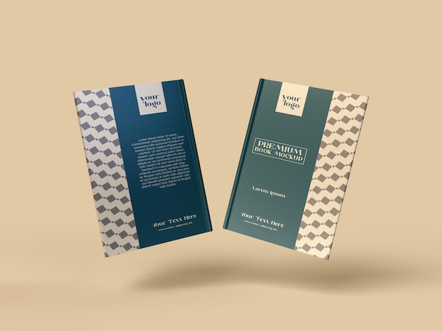 Design de maquete de capa de livro