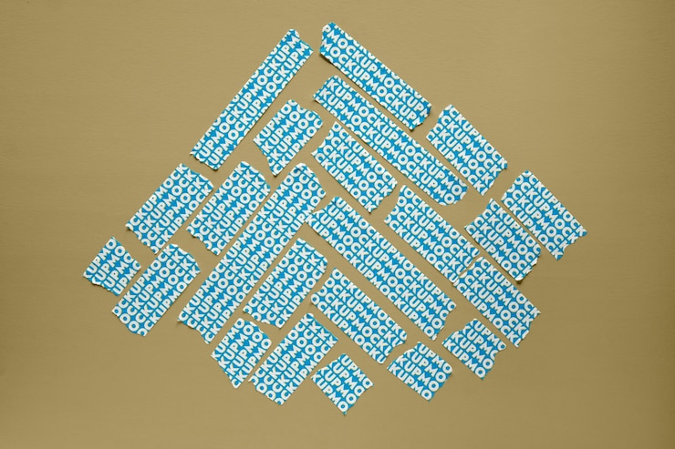 PSD design de maquete de fita