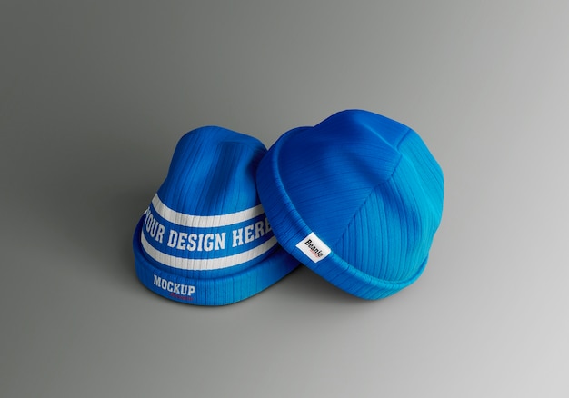 PSD design de maquete de gorro