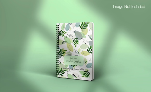 Design de maquete de notebook de canto redondo realista