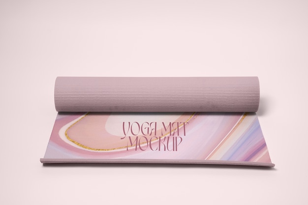 PSD design de maquete de tapete de ioga