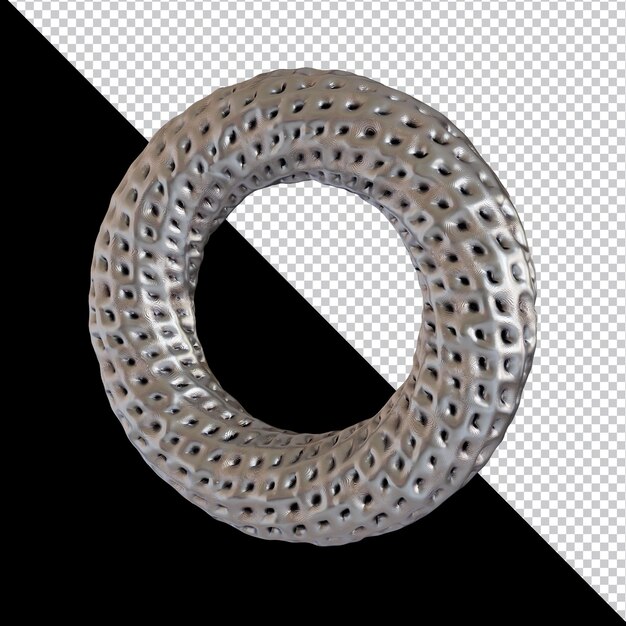 PSD design de material de argila de metal futurista de forma geométrica abstrata renderização em 3d