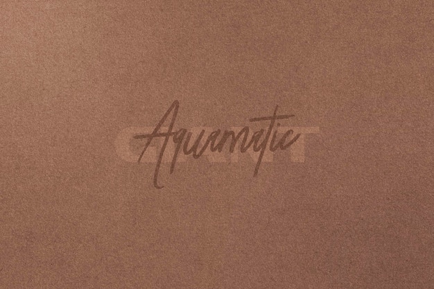 Design de modelo de logotipo de papel texturizado PSD