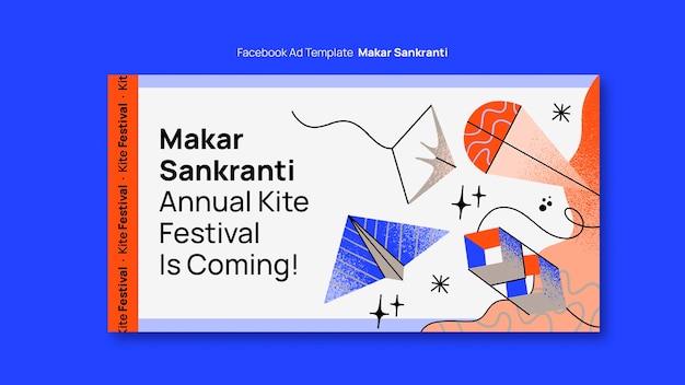 PSD design de modelo de makar sankranti