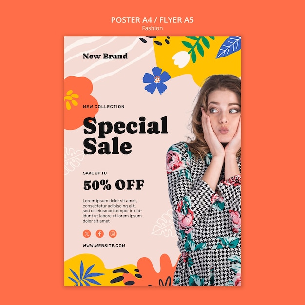 Design de modelo de moda