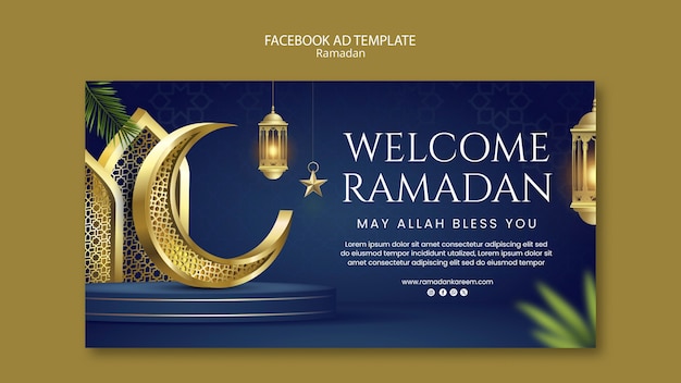 PSD design de modelo do ramadã