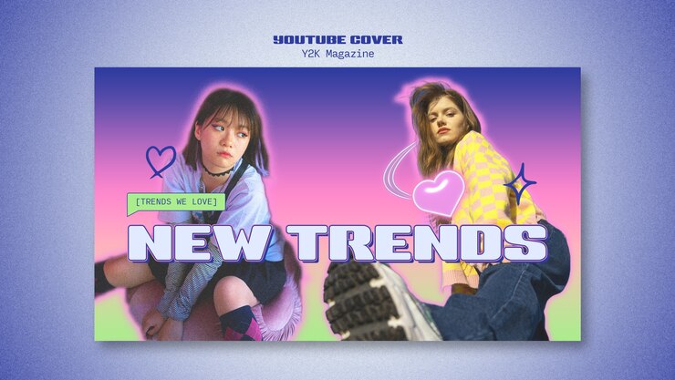PSD design de modelo gradiente y2k