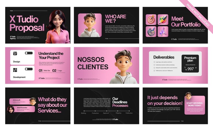 PSD design de modelo manual da marca