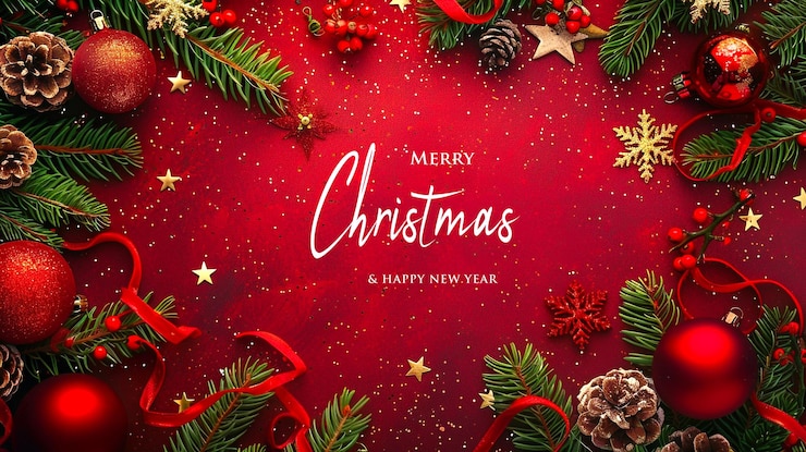 PSD design de natal e modelo de ano novo psd grátis