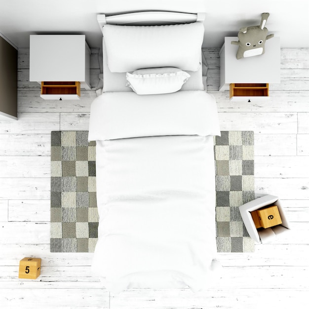 Design de quarto de cama interior