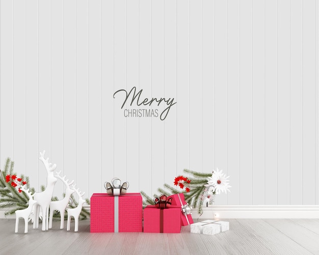 Design decorativo de Natal psd premium