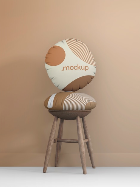 Design del cuscino in camera