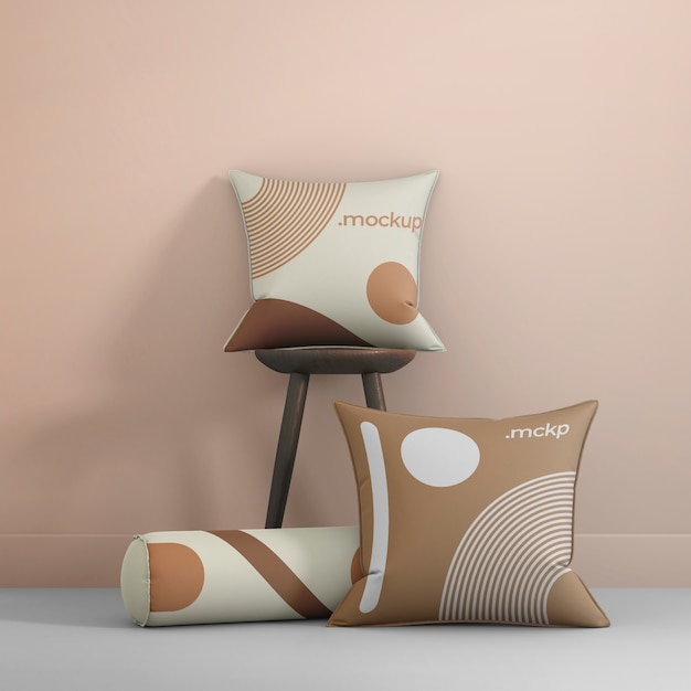 Design del cuscino in camera