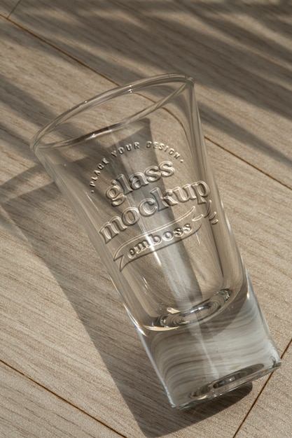 Design del mockup del colpo di tequila