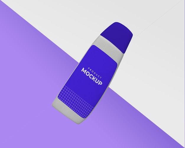 Design del modello di bottiglia di shampoo