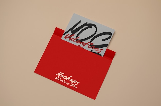 Design del modello di carta di San Valentino
