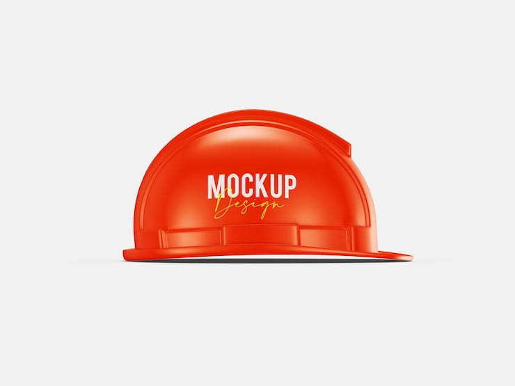 PSD design del modello di casco da costruzione