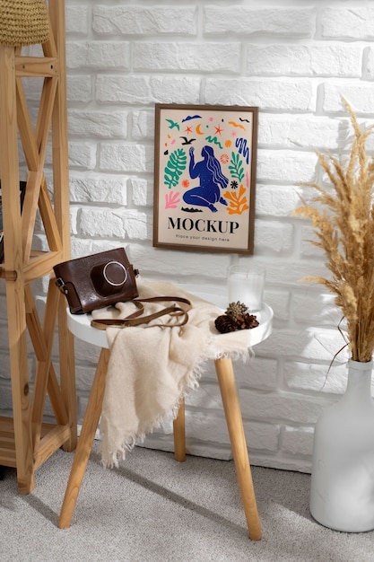 Design del modello di cornice con ombre