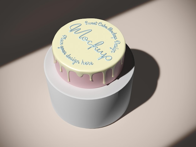 Design del modello di glassa per torta