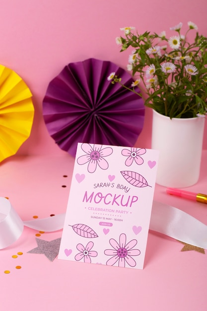 Design del modello di invito Quinceanera