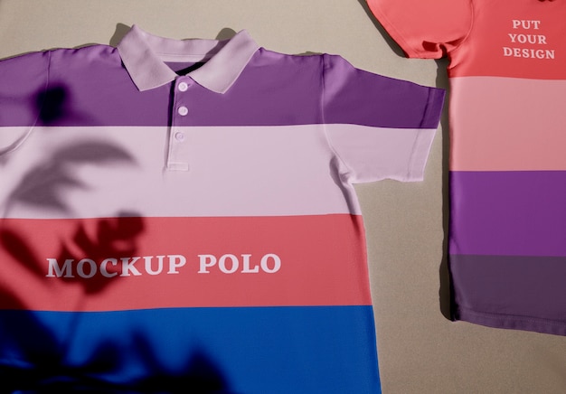 Design del modello di maglietta polo