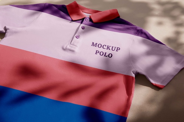 Design del modello di maglietta polo