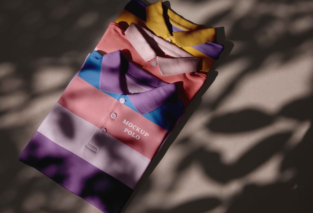 Design del modello di maglietta polo