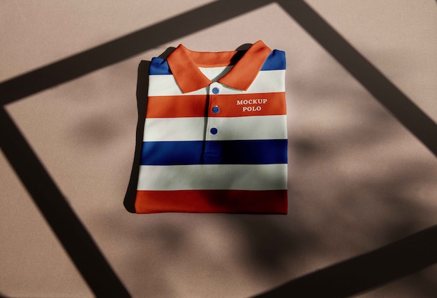 Design del modello di maglietta polo