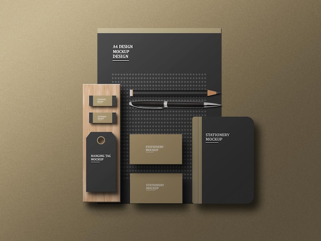 Design del modello di mockup stazionario