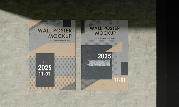 Design del modello di poster da parete