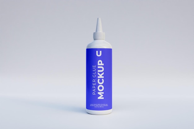 Design del modello di prodotto in vetro plastica 3d per la presentazione