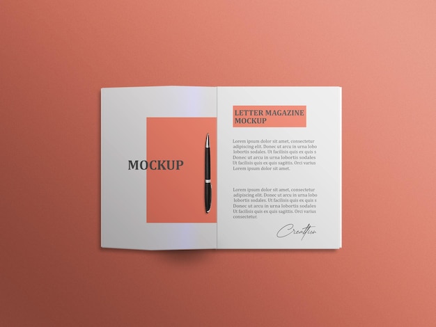 Design del modello di rivista di lettere