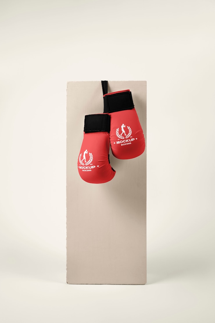PSD design del modello di set da boxe