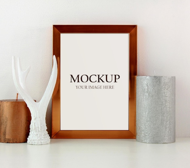 design del modello mockup cornice moderna.