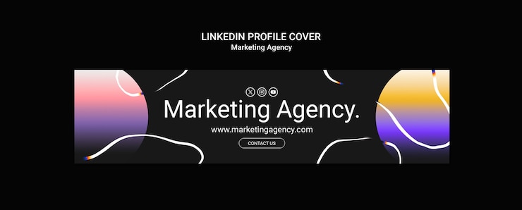 PSD design der vorlage für eine marketingagentur