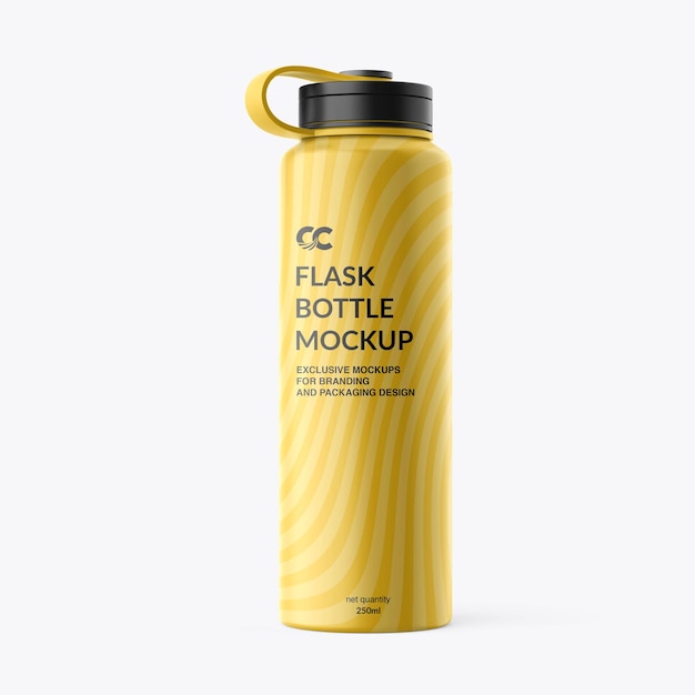 Design des Flaschen-Flaschen-Mockups
